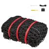 Round Bale Hay Net, 5.91 x 5.91 x 5.91 ft, 1.65 inch Holes, PE Material, Knotless Design, with Zip Ties, Needle Shuttle, Repair Twine and Storage Bag