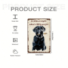 CIFbuy 1pc Vintage Labrador Metal Tin Sign 8x12 Inch, Rustic Retro Unframed Wall Art Classic Home Decor, Pet Dog Theme Artwork Ideal Gift TikTok