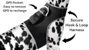 Rechargeable Pet Tracking Device for Dog Waterproof GPS Collar Tracker Size:XXL