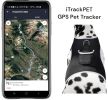 Wireless Realtime GPRS GSM GPS Tracking Collars for Dogs w/ Phone App Size:XXL