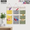 Fresh Fab Finds Wall Mounted Storage Bag Door Closet Hanging Storage Bag Organizer Waterproof 3 Pockets Pouch