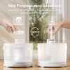 Cheerble Pet Fountain Elfin E1+, Battery Operated Pumpless Water Dispenser with Stainless Steel Tray for Indoor Cats, 2 Liters