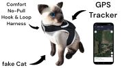 Wireless Pet Location Tracker Waterproof GPS Collars for Dogs Portable Size:XXL
