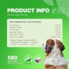 Canine Green Lawn Dog Maintenance Chews Enzymes Probiotics Cranberry Extract All Dog Breeds & Sizes Pet Supplies for Digestion Health
