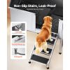 Stainless Steel Dog Washing Station 50 Inch Pet Grooming Tub with Low-Slope Non-Slip Stairs, Hot & Cold Faucet, Showerhead, Home Wash Sink