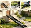 Foldable Dog Stairs for Car Truck SUV Black Accessory for Large Medium Small Dogs Easy Entry Ramp