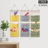 Fresh Fab Finds Wall Mounted Storage Bag Door Closet Hanging Storage Bag Organizer Waterproof 3 Pockets Pouch