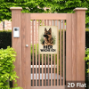 CIFbuy Vintage German Shepherd Metal Sign HIER WACHE ICH Retro Dog Wall Art Classic Animal Illustration 2D Flat Home Decor 1pc TikTok, TikTok
