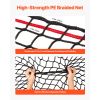 Round Bale Hay Net, 5.91 x 5.91 x 5.91 ft, 1.65 inch Holes, PE Material, Knotless Design, with Zip Ties, Needle Shuttle, Repair Twine and Storage Bag