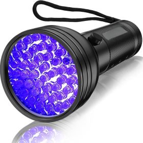 UV Flashlight Black Light, 51 LED Blacklight Pet Urine Detector For Dog Cat