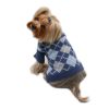 Argyle Turtleneck Sweater