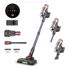 25KPa Powerful Wireless Vacuum Cleaner-Ideal for Vehicles, Sofas, Carpets, Curtains, Mattresses, and Deep Cleaning. Features 6-Battery System