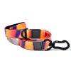 Trendy Gradient Printed PVC Dog Leash & Collar Set, Waterproof Durable Pet Lead with Unique Pattern, Adjustable for Small Medium Large Dogs